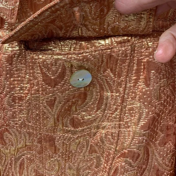 Ruby Rd. Metallic Gold Jacket - Picture 5 of 10